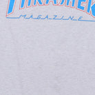 Close-up of the main graphic on the Vintage Modern Thrasher Magazine "Flame Logo" T-Shirt - XS