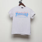 Front view of Vintage Modern Thrasher Magazine "Flame Logo" T-Shirt - XS