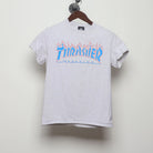 Front view of Vintage Modern Thrasher Magazine "Flame Logo" T-Shirt - XS