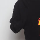 Close-up of the sleeve on the Vintage Modern Thrasher Magazine "Flame Logo" T-Shirt - XS