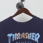 Close-up of the collar and tag on the Vintage Modern Thrasher "Revista Logo" T-Shirt - XL