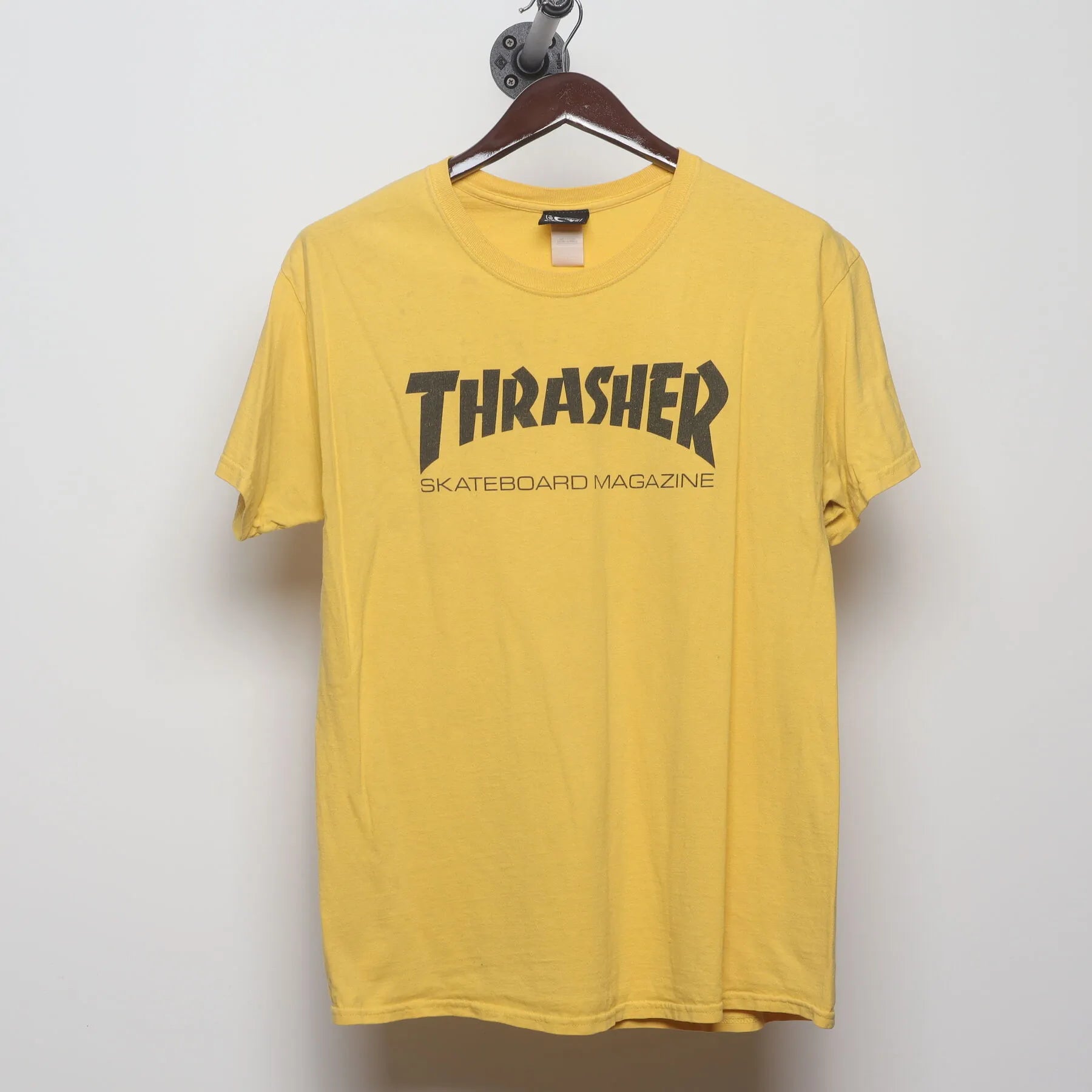 Front view of Vintage Modern Thrasher "Skateboard Magazine Logo" T-Shirt - M
