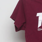 Close-up of the sleeve on the Vintage Modern Thrasher "Skateboard Magazine Logo" T-Shirt - S