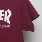 Close-up of the sleeve on the Vintage Modern Thrasher "Skateboard Magazine Logo" T-Shirt - XS