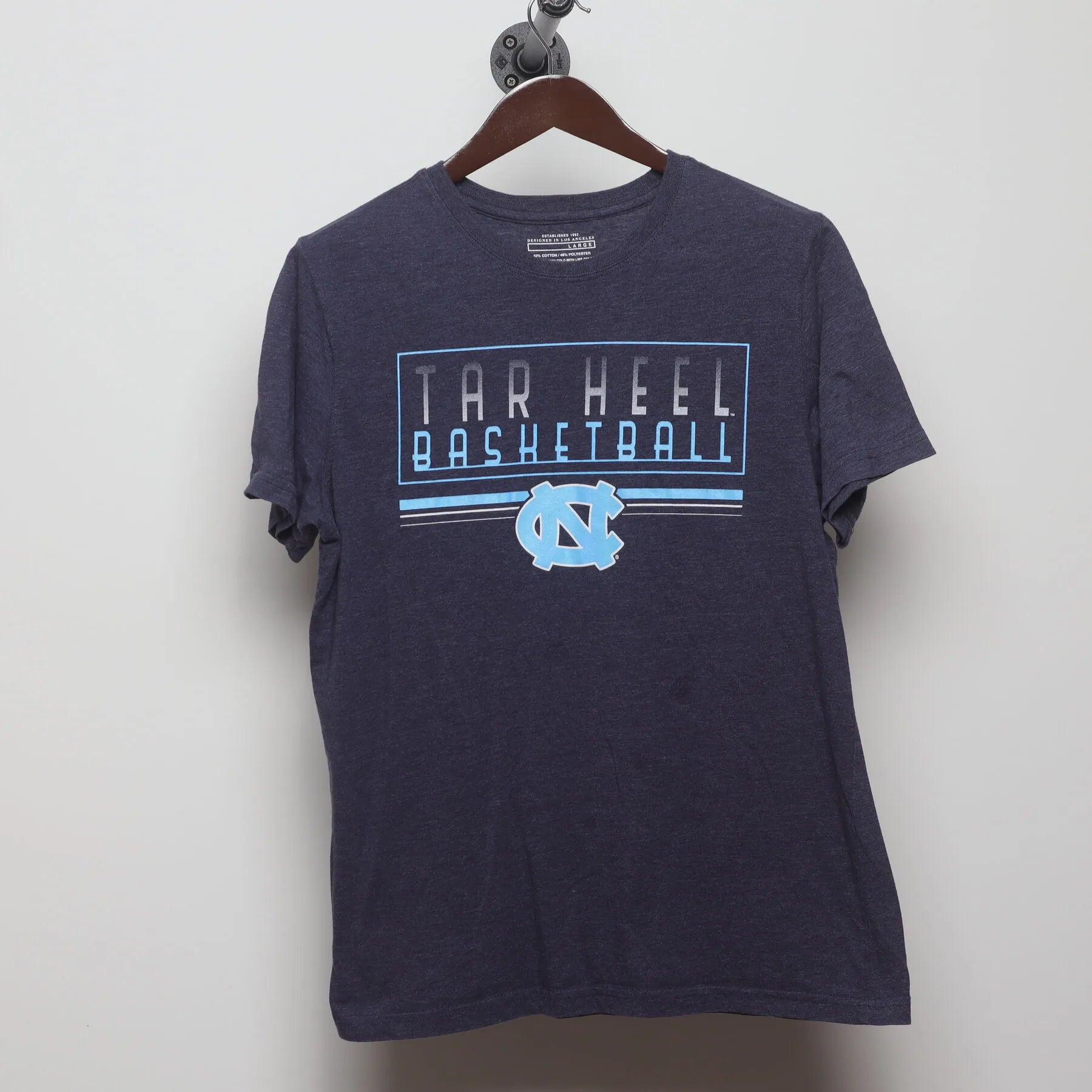 Front view of Vintage Modern UNC "Tar Heel Basketball" T-Shirt - M