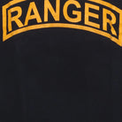 Close-up of the main graphic on the Vintage Modern US Army Ranger "Ranger Tab" T-Shirt - XL