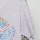 Close-up of the sleeve on the Vintage Modern Van Halen "1984 Tour of the World" T-Shirt - L