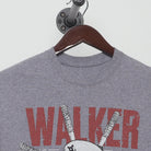 Close-up of the collar and tag on the Vintage Modern Walker Stalker Cruise "Zombie Beret" T-Shirt - M