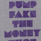 Close-up of the main graphic on the Vintage 2000s Nike "Don't Pump Fake The Money Shot" T-Shirt - L