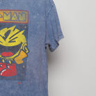 Close-up of the sleeve on the Vintage Pac-Man Acid Wash Video Game T-Shirt L