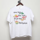 Back view of Vintage Y2K Phish "One Fish Two Fish Dead Fish Newphish" T-Shirt - L