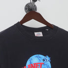 Close-up of the collar and tag on the Vintage 1990s Planet Hollywood "Vancouver" T-Shirt - L