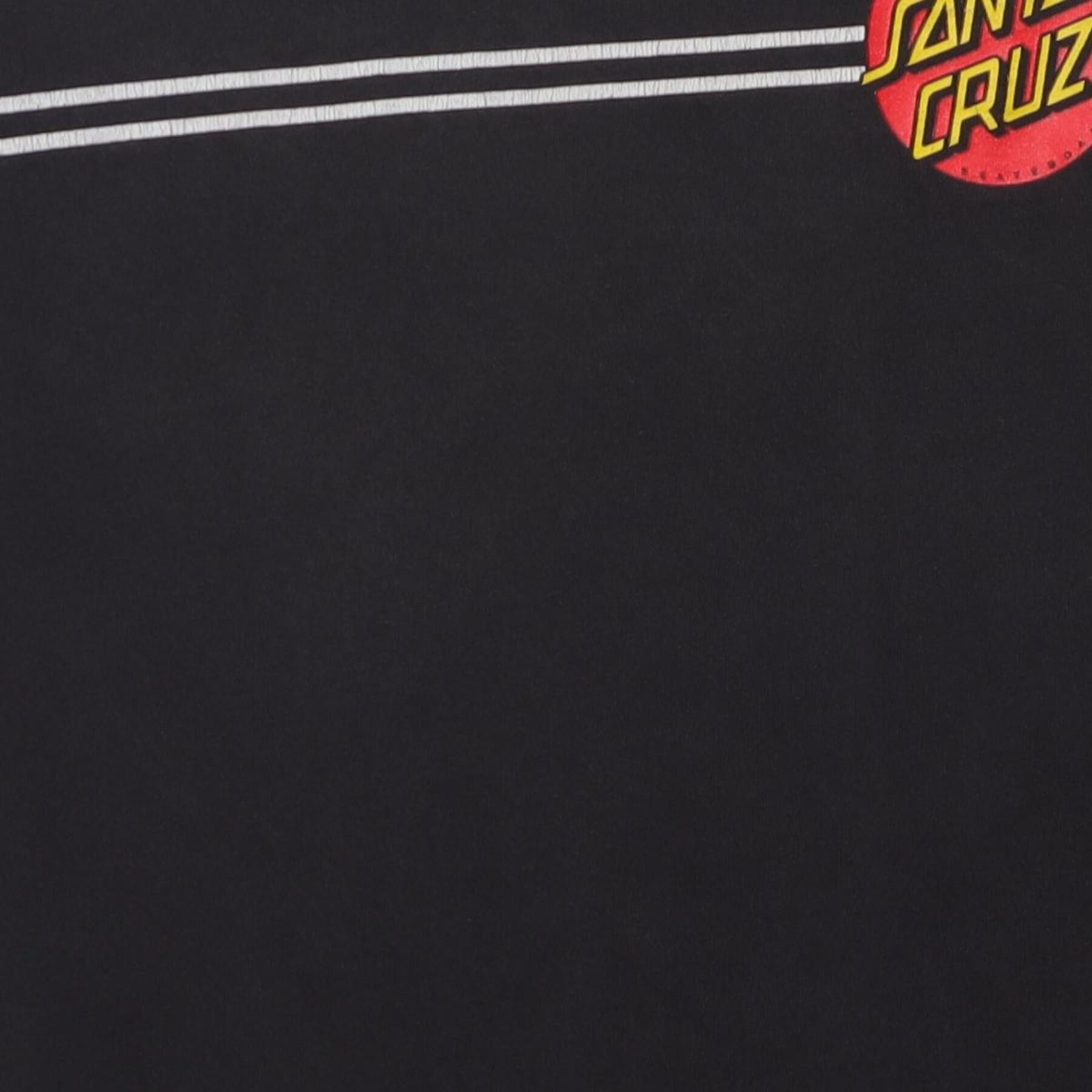 Close-up of the main graphic on the Vintage Y2K Santa Cruz Skateboards "Classic Dot" T-Shirt - S