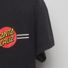 Close-up of the Right sleeve on the Vintage Y2K Santa Cruz Skateboards "Classic Dot" T-Shirt - S