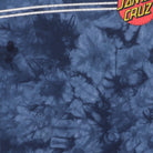 Close-up of the main graphic on the Vintage Y2K Santa Cruz Skateboards "Classic Dot Logo Tie-Dye" T-Shirt - S