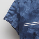 Close-up of the Left sleeve on the Vintage Y2K Santa Cruz Skateboards "Classic Dot Logo Tie-Dye" T-Shirt - S