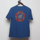 Back view of Vintage Y2K Santa Cruz Skateboards "Rose Wreath" T-Shirt - M