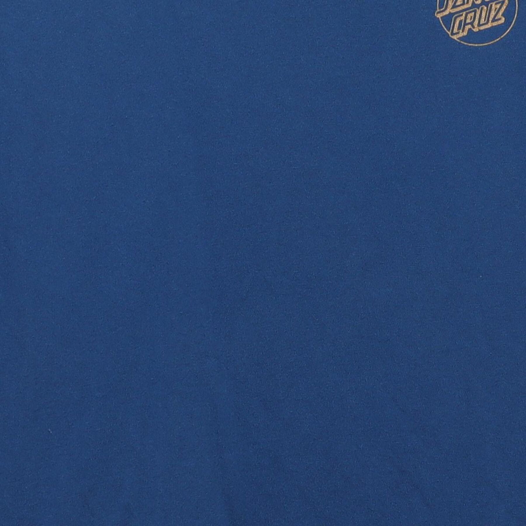Close-up of the main graphic on the Vintage Y2K Santa Cruz Skateboards "Rose Wreath" T-Shirt - M