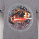 Close-up of the main graphic on the Vintage Star Wars Kylo Ren Promo T-Shirt S