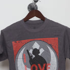 Close-up of the collar and tag on the Vintage Star Wars Princess Leia Graphic T-Shirt S