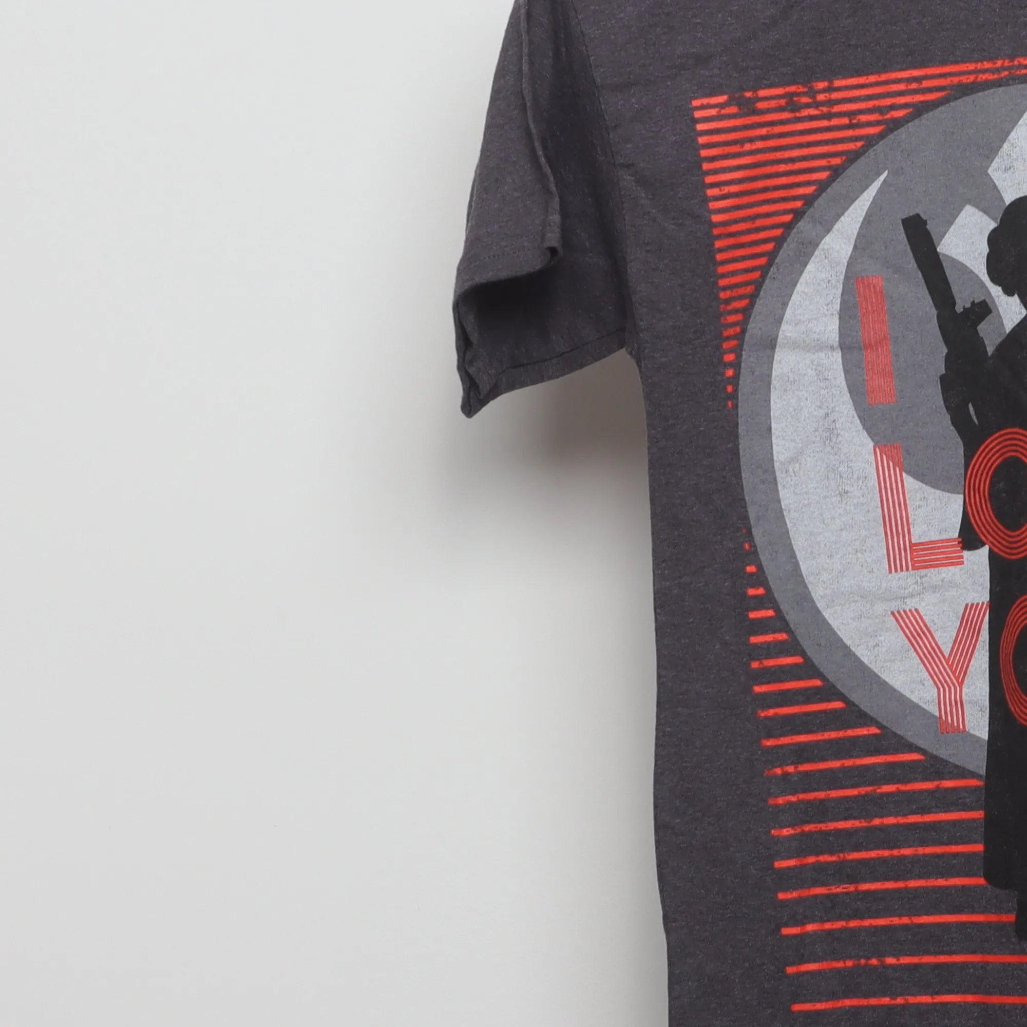 Close-up of the sleeve on the Vintage Star Wars Princess Leia Graphic T-Shirt S