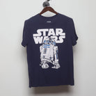 Front view of Vintage Y2K Star Wars "R2-D2 Logo" T-Shirt - M