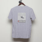 Back view of Vintage Y2K Steamboat "Chipped Teeth Ride On" T-Shirt - M