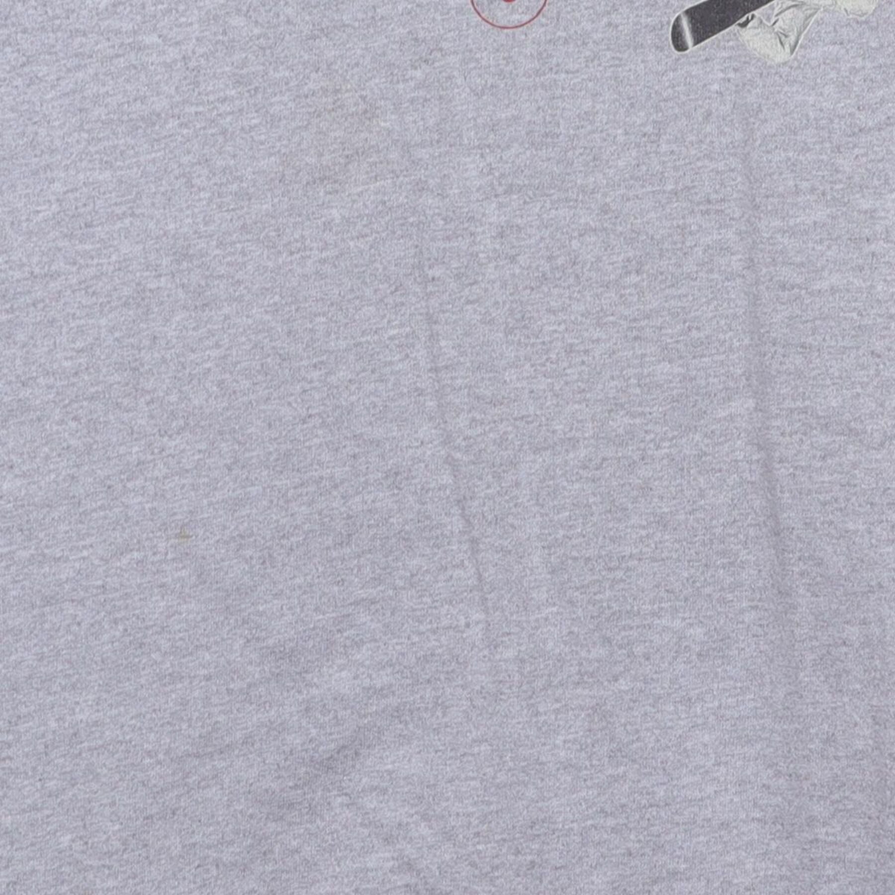 Close-up of the main graphic on the Vintage Y2K Steamboat "Chipped Teeth Ride On" T-Shirt - M