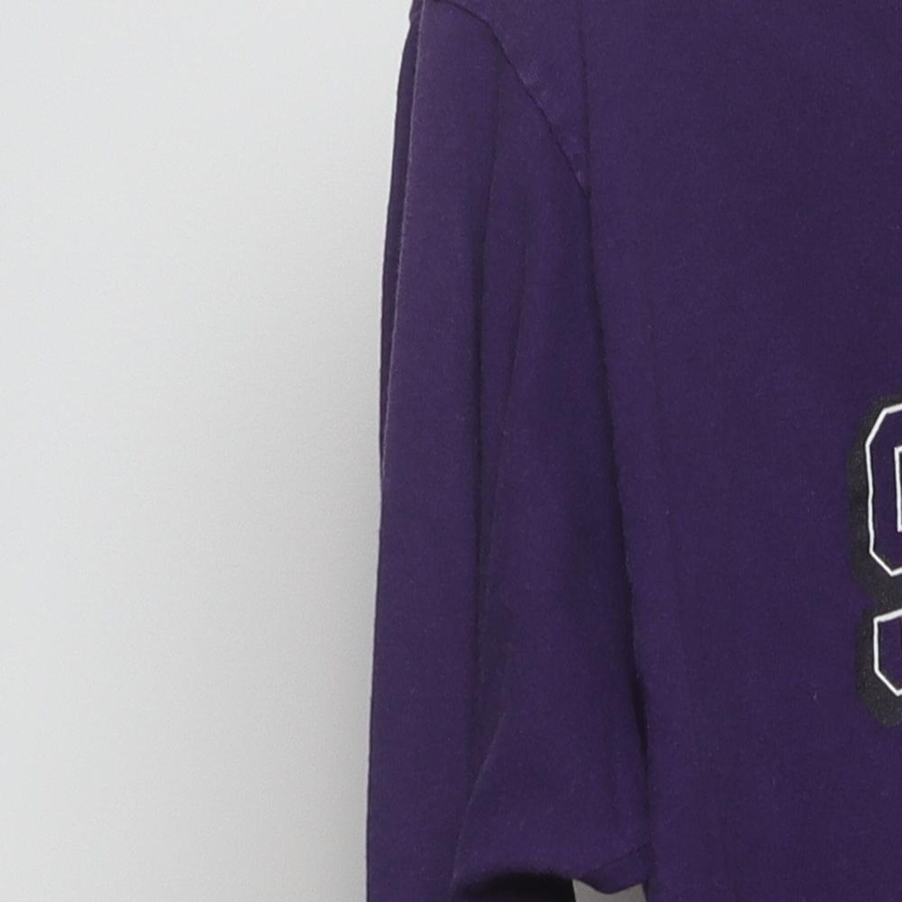 Close-up of the Left sleeve on the Vintage Y2K Champion "Stonehill College Skyhawks" T-Shirt - M
