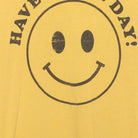 Close-up of the main graphic on the Vintage 1970s walk in love. "Have A Nice Day" Smiley Face T-Shirt - XS