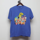 Front view of Vintage Y2K Nickelodeon "Nicktoons '90s Cast" T-Shirt - L