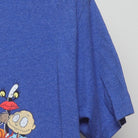 Close-up of the Right sleeve on the Vintage Y2K Nickelodeon "Nicktoons '90s Cast" T-Shirt - L