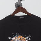 Close-up of the collar and tag on the Vintage 1980s Def Leppard "Shattered Leopard" T-Shirt - M