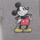 Close-up of the main graphic on the Vintage Style Disney Mickey Mouse Graphic T-Shirt M