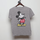 Front view of Vintage Style Disney Mickey Mouse Graphic T-Shirt M