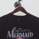 Close-up of the collar and tag on the Vintage Y2K Disney "The Little Mermaid Silhouette" T-Shirt - XS