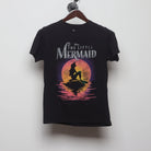 Front view of Vintage Y2K Disney "The Little Mermaid Silhouette" T-Shirt - XS
