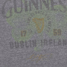 Close-up of the main graphic on the Vintage Y2K Guinness "Dublin Ireland Shamrock" T-Shirt - S