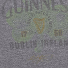 Close-up of the main graphic on the Vintage Y2K Guinness "Dublin Ireland Shamrock" T-Shirt - S