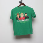 Front view of Vintage Y2K Home Alone "Battle Plan" T-Shirt - S