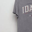 Close-up of the sleeve on the Vintage Style Idaho Retro Graphic T-Shirt M
