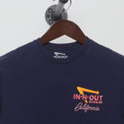 Close-up of the collar and tag on the Vintage Y2K In-N-Out Burger "California Cruisin'" T-Shirt - XS