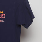 Close-up of the Right sleeve on the Vintage Y2K In-N-Out Burger "California Cruisin'" T-Shirt - XS