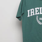Close-up of the sleeve on the Vintage Style Ireland Dublin Collegiate T-Shirt M