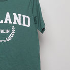 Close-up of the sleeve on the Vintage Style Ireland Dublin Collegiate T-Shirt M