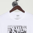 Close-up of the collar and tag on the Vintage 1980s Marvel Comics "X-Men #133 Comic Cover" T-Shirt - L