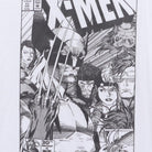 Close-up of the main graphic on the Vintage 1980s Marvel Comics "X-Men #133 Comic Cover" T-Shirt - L