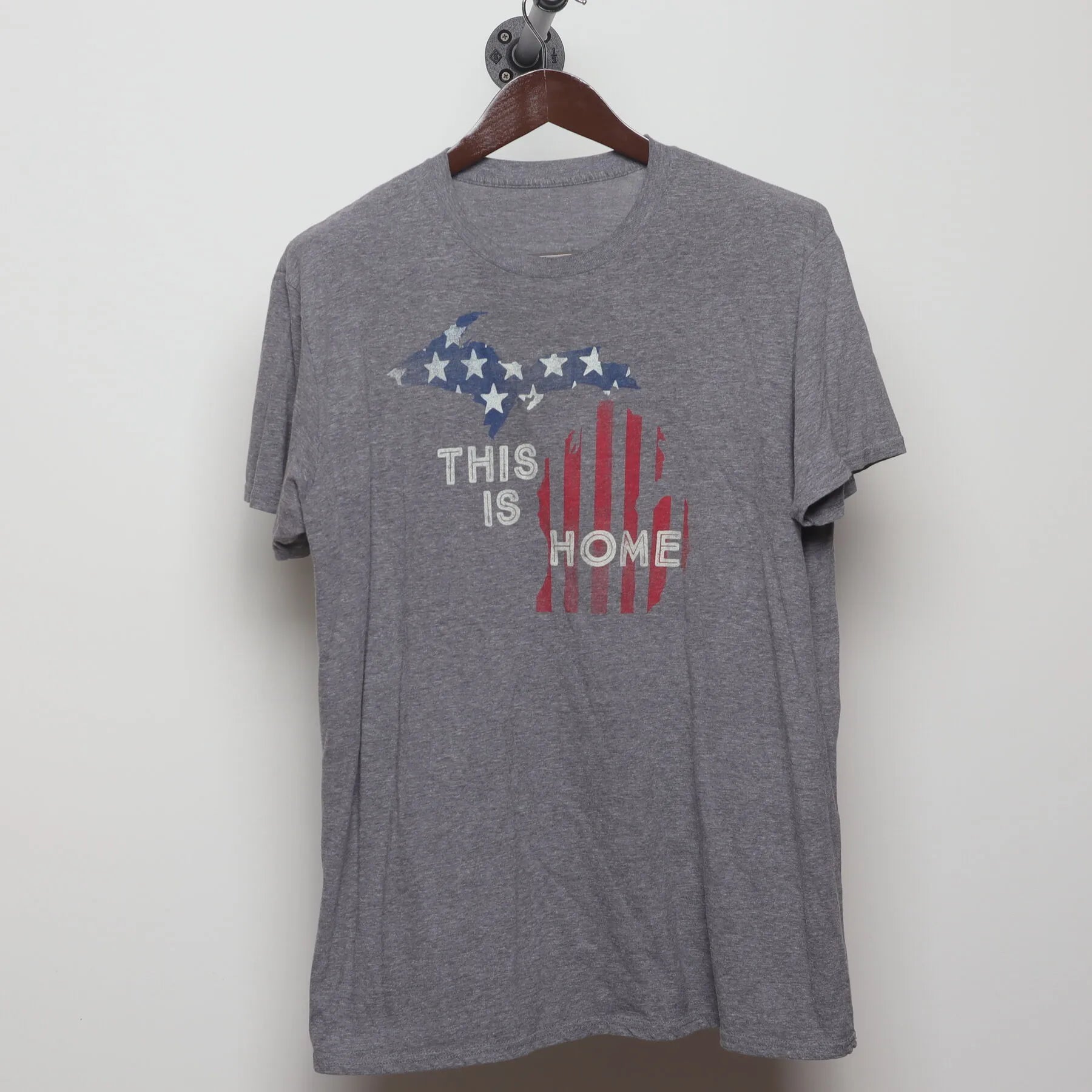Front view of Vintage Y2K Michigan "This Is Home" T-Shirt - L