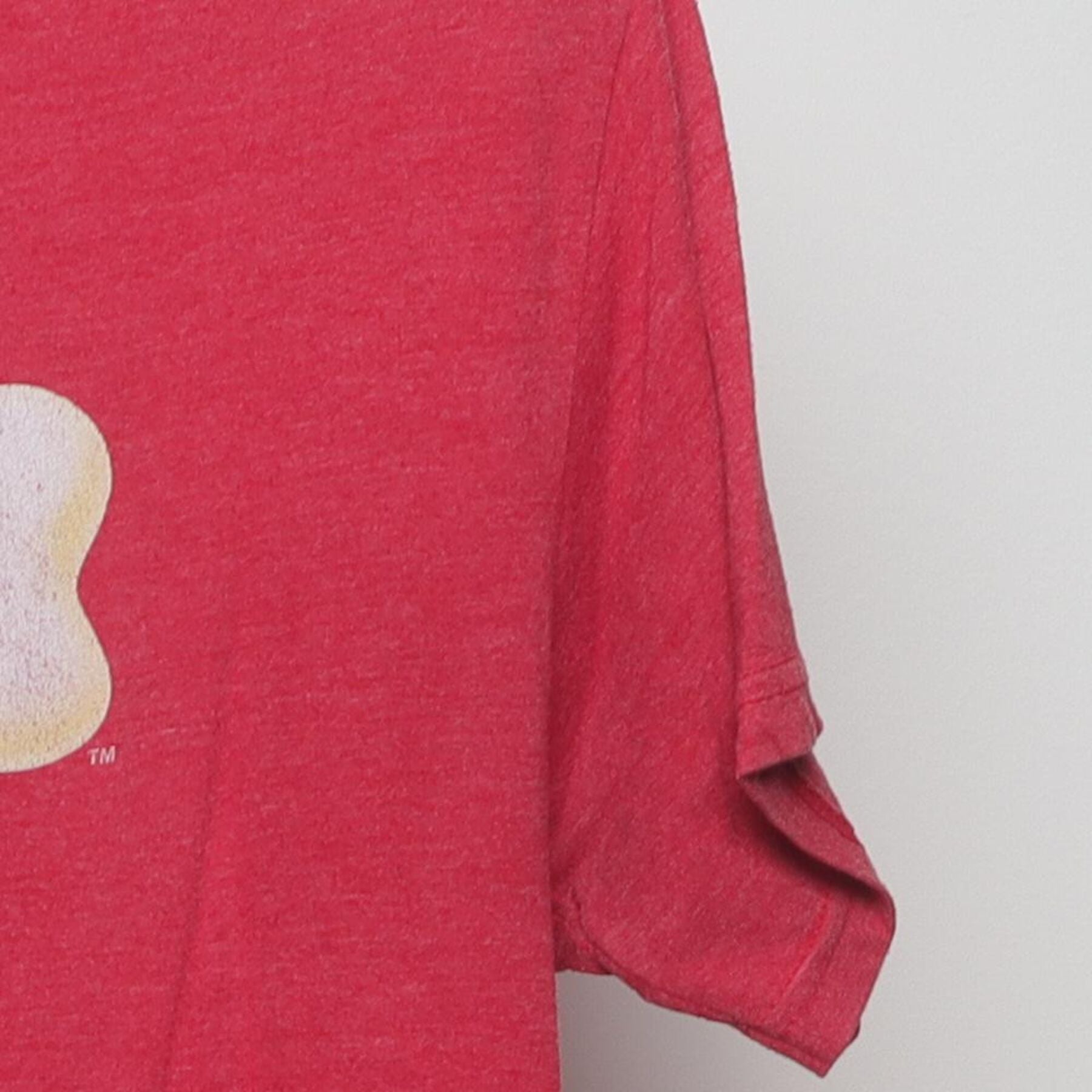 Close-up of the Right sleeve on the Vintage Y2K Milk-Bone "Loved Since 1908" T-Shirt - M