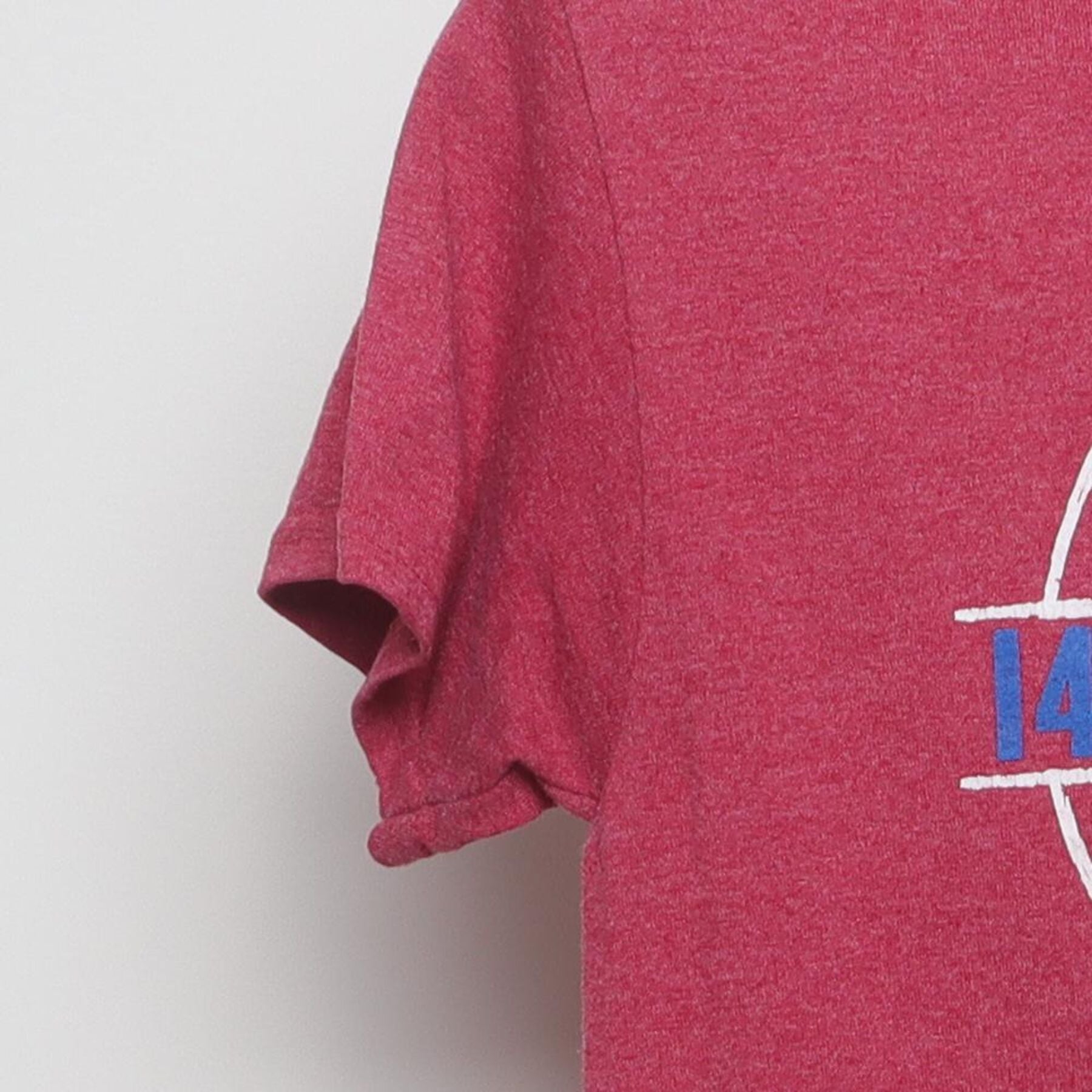 Close-up of the Left sleeve on the Vintage Y2K Chevrolet "Big Shupe's Racing" T-Shirt - XS